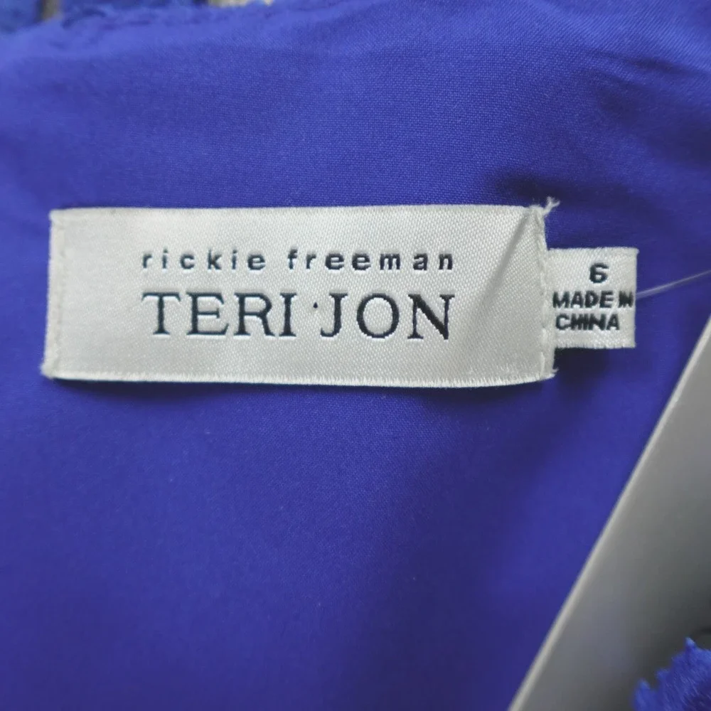 Rickie‎ Freeman Teri Jon Dress Lace Off Shoulder Gown